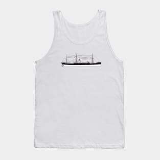 Side view of an old ship Tank Top